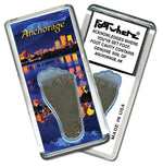 Load image into Gallery viewer, Anchorage FootWhere Souvenir Fridge Magnet. Made in USA