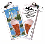 Load image into Gallery viewer, Atlanta FootWhere® Souvenir Zipper-Pull. 72 pieces/ 6 assorted styles.