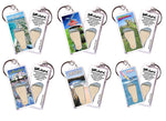 Load image into Gallery viewer, Aruba FootWhere® Souvenir Keychains. 72 pieces/6 assorted styles.