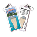 Load image into Gallery viewer, Bahamas FootWhere Souvenir Zipper-Pulls. 72 pieces/6 assorted styles.