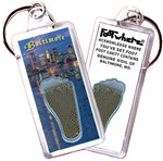 Load image into Gallery viewer, Baltimore FootWhere® Souvenir Keychains. 72 pieces/6 assorted styles.