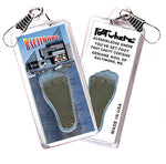 Load image into Gallery viewer, Baltimore FootWhere® Souvenir Zipper-Pull. 72 pieces/6 assorted styles.