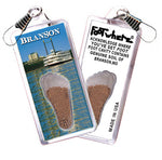 Load image into Gallery viewer, Branson FootWhere® Souvenir Zipper-Pull. 72 pieces/6 assorted styles.