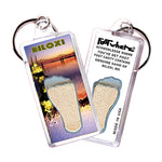 Load image into Gallery viewer, Biloxi FootWhere® Souvenir Keychains. 72 pieces/6 assorted styles.