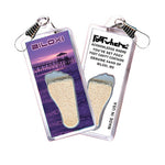 Load image into Gallery viewer, Biloxi FootWhere® Souvenir Zipper-Pulls. 72 pieces/6 assorted styles.