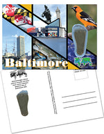 Load image into Gallery viewer, Baltimore FootWhere® Souvenir Postcard. 144 Pieces/1 Gross. Made in USA