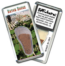 Baton Rouge FootWhere® Souvenir Magnet. 72 pieces/ 6 assorted styles.