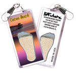 Load image into Gallery viewer, Cocoa Beach FootWhere® Souvenir Zipper-Pull. 72 pieces/ 6 assorted styles.