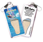 Load image into Gallery viewer, Cocoa Beach FootWhere® Souvenir Zipper-Pull. 72 pieces/ 6 assorted styles.