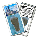 Load image into Gallery viewer, Chicago FootWhere® Souvenir Fridge Magnets. 6 Piece Set. Made in USA