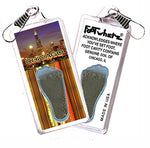 Load image into Gallery viewer, Chicago FootWhere® Souvenir Zipper-Pull. 72 pieces/ 6 assorted styles.