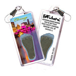Load image into Gallery viewer, Chicago FootWhere® Souvenir Zipper-Pull. 72 pieces/ 6 assorted styles.