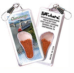 Load image into Gallery viewer, Chattanooga FootWhere Souvenir Zipper-Pull. 6 Piece Set. Made in USA