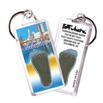 Load image into Gallery viewer, Columbus FootWhere® Souvenir Keychain. 72 pieces/ 6 assorted styles.