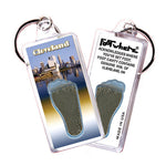 Load image into Gallery viewer, Cleveland FootWhere® Souvenir Keychain. 72 pieces/ 6 assorted styles.
