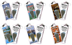 Load image into Gallery viewer, Cleveland FootWhere® Souvenir Zipper-Pull. 72 pieces/ 6 assorted styles.