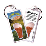 Load image into Gallery viewer, Colorado Springs FootWhere® Souvenir Keychains. 72 Pieces/6 Assorted Styles. Made in USA