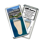 Load image into Gallery viewer, Cape Town, S.A. FootWhere® Souvenir Fridge Magnet. Made in USA