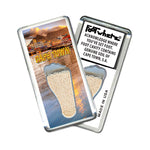 Load image into Gallery viewer, Cape Town, S.A. FootWhere® Souvenir Fridge Magnets. 6 Piece Set. Made in USA