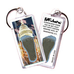 Load image into Gallery viewer, District of Columbia FootWhere® Souvenir Keychains. 72 Pieces/6 Assorted Styles. Made in USA