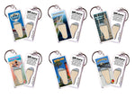 Load image into Gallery viewer, Daytona Beach FootWhere® Souvenir Keychains. 72 Pieces/6 Assorted Styles. Made in USA