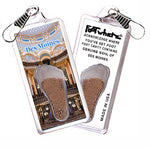 Load image into Gallery viewer, Des Moines FootWhere® Souvenir Zipper-Pull. 72 Pieces/6 Assorted Styles. Made in USA