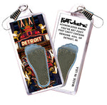 Load image into Gallery viewer, Detroit FootWhere® Souvenir Zipper-Pull. 72 Pieces/6 Assorted Styles. Made in USA