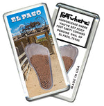 Load image into Gallery viewer, EL Paso FootWhere® Souvenir Magnet. 72 Pieces/6 Assorted Styles. Made in USA