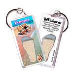 Load image into Gallery viewer, Florida FootWhere® Souvenir Keychains. 6 assorted styles.