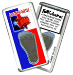 Load image into Gallery viewer, Fort Worth FootWhere® Souvenir Magnet. 72 Pieces/6 Assorted Styles. Made in USA