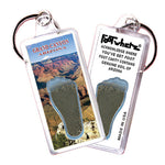 Load image into Gallery viewer, Grand Canyon FootWhere® Souvenir Keychain. 72 pieces/6 assorted styles.