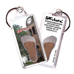 Load image into Gallery viewer, Gainesville FootWhere® Souvenir Keychainl. 72 Pieces/6 Assorted Styles. Made in USA