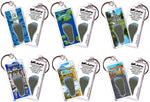 Load image into Gallery viewer, Guatemala FootWhere Souvenir Fridge Keychains. 6 Piece Set. Made in USA