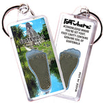 Load image into Gallery viewer, Guatemala FootWhere Souvenir Fridge Keychains. 6 Piece Set. Made in USA