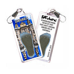 Load image into Gallery viewer, Guatemala FootWhere Souvenir Fridge Zipper-Pulls. 6 Piece Set. Made in USA