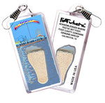 Load image into Gallery viewer, Galveston FootWhere Souvenir Zipper-Pull. Made in USA
