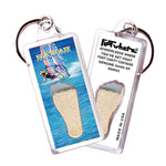 Load image into Gallery viewer, Hawaii FootWhere® Souvenir Keychains. 72 pieces/6 assorted styles.
