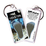 Load image into Gallery viewer, Houston FootWhere® Souvenir Keychain. 72 pieces/6 assorted styles.