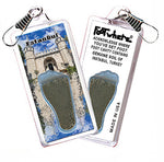 Load image into Gallery viewer, Istanbul FootWhere® Souvenir Zipper-Pull. 72 pieces/6 assorted styles.