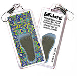 Load image into Gallery viewer, Istanbul FootWhere® Souvenir Zipper-Pull. 72 pieces/6 assorted styles.