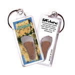 Load image into Gallery viewer, Jerusalem FootWhere® Souvenir Keychains. 6 Piece Set - Assorted styles.