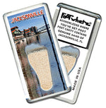 Load image into Gallery viewer, Jacksonville FootWhere® Souvenir Magnets. 6 Piece Set. Made in USA