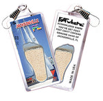 Load image into Gallery viewer, Jacksonville FootWhere® Souvenir Zipper-Pulls. 6 Piece Set. Made in USA