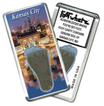 Load image into Gallery viewer, Kansas City FootWhere® Souvenir Magnet. 72 pieces/6 assorted styles