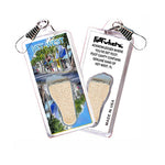 Load image into Gallery viewer, Key West FootWhere® Souvenir Zipper-Pull. 6 Piece Set. Made in USA