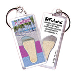 Load image into Gallery viewer, Fort Lauderdale FootWhere Souvenir Keychain. 72 pieces/ 6 assorted styles.