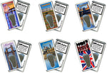 Load image into Gallery viewer, London, UK FootWhere® Souvenir Magnets 6 assorted styles.