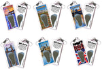 Load image into Gallery viewer, London, UK FootWhere® Souvenir Zipper-Pulls. 6 assorted styles.