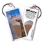 Load image into Gallery viewer, Louisville FootWhere® Souvenir Keychains. 6 Piece Set. Made in USA