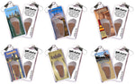 Load image into Gallery viewer, Louisville FootWhere® Souvenir Zipper-Pulls. 6 Piece Set. Made in USA